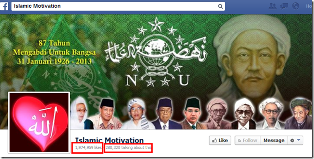 Fan Page Islamic Motivation