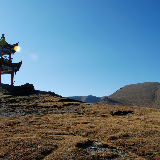 Tianshan - Temple et paysage