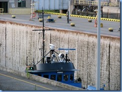 8044 Welland Canals Pwy - St. Catharines - Welland Canal Lock 4 - Tug Spartan and her barge Spartan II upbound