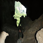 Aussicht aus der Höhle auf halber Höhe