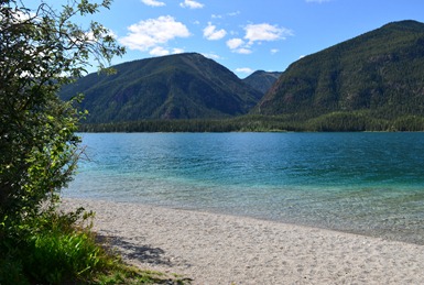 Muncho Lake from our campsite