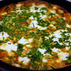 Zucchini Frittata With Lemon-herb Yogurt