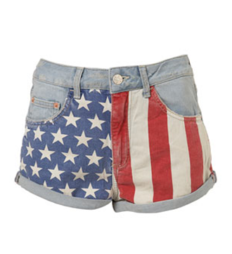 Topshop-Flag-Hotpants-Shorts Topshop-Flag-Hotpants-Shorts