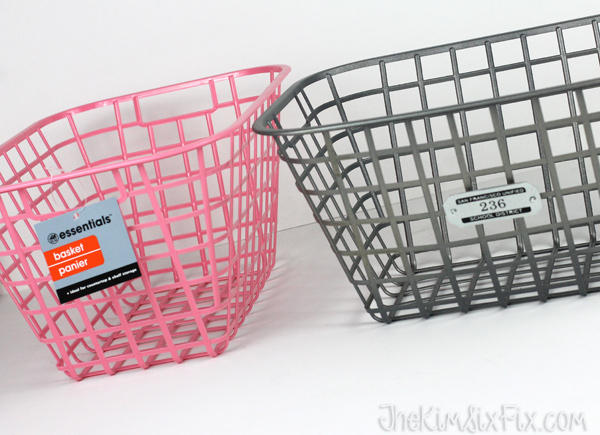 Plastic basket to metal transformation