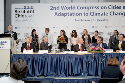 韌性城市2011 (Resilient Cities 2011)- 第二屆城市與氣候變遷調適世界大會。照片來源：大會官網