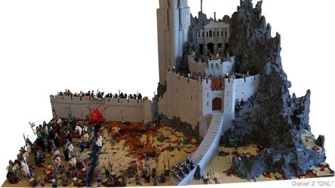 lord of the rings lego diorama 01