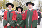 Lana, Bill, and I at Convocation