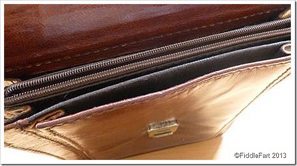 Vintage leather document case Vintage leather document case
