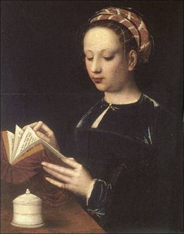 Ambrosius Benson, Jeune femme lisant Ambrosius Benson, Jeune femme lisant