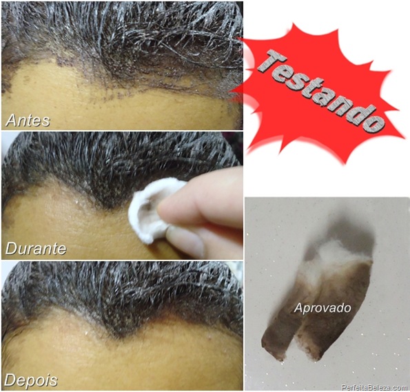 como remover manchas de tintura de cabelo