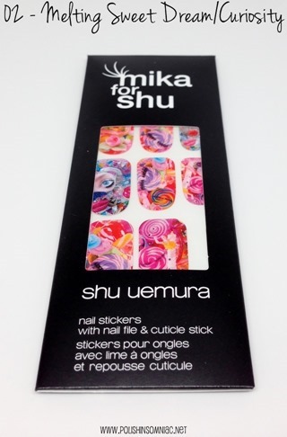 mika for shu Melting Sweet Dream Curiosity nail stickers