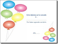 diplomas infantiles para imprimir de actividades escolares