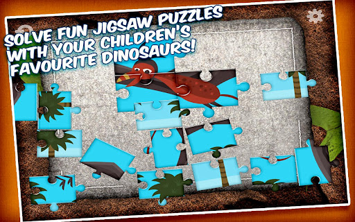 Jigsaw Puzzle with Dinosaurs