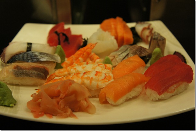 sushi platter