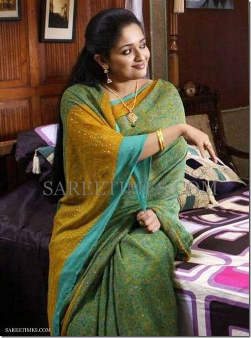 Kavya_Madhavan_Printed_Chiffon_Saree