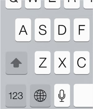 ¿Sabes si la tecla Shift en iOS 7 está activada?