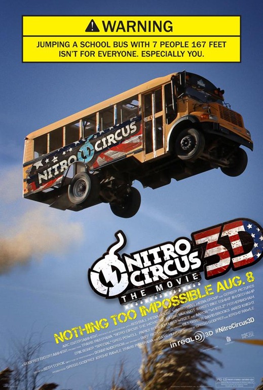 Három Nitro Circus The Movie 3D poszter 01