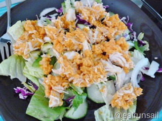 Jan 7 Sweetpotato and Chicken salad 002