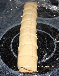 Cinnamon Rolls - rolled and cut B Cinnamon Rolls - rolled and cut B