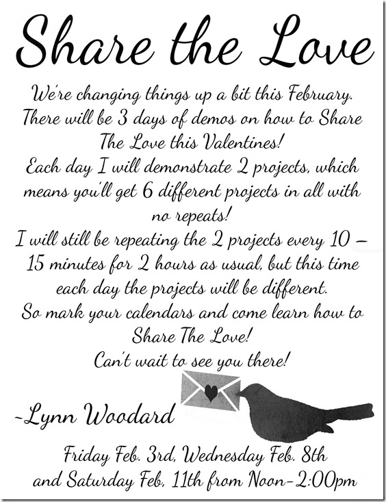 Share the love flyer edit