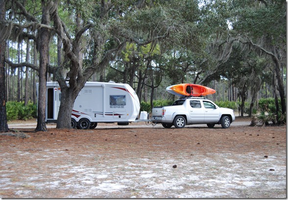 Arriving at the campground