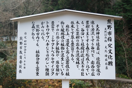 大馬神社社叢