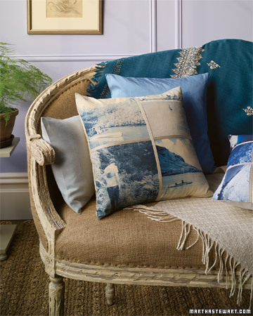 It's a snap to turn your favorite photographs into original home accents for Mom like this gorgeous pillow. (marthastewart.com) It's a snap to turn your favorite photographs into original home accents for Mom like this gorgeous pillow. (marthastewart.com)