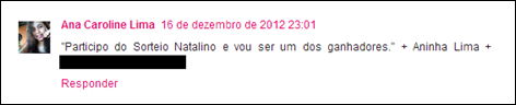 1 Aninha Lima comentou no Vitrine de Promoções 1 Aninha Lima comentou no Vitrine de Promoções