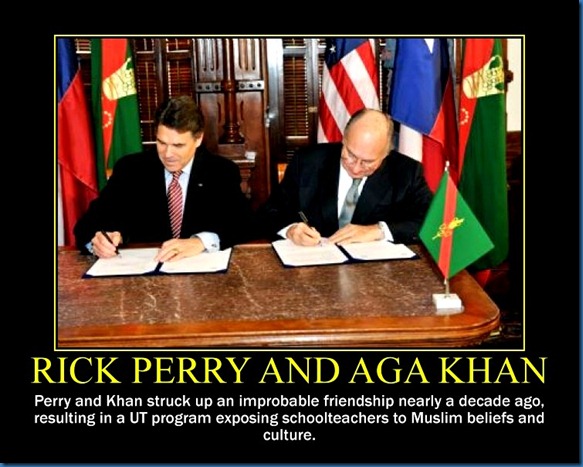 Rick Perry - Aga Khan