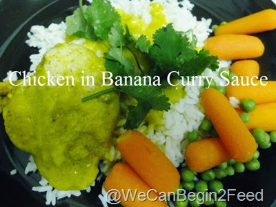 Chicken in Banana Curry Sauce
