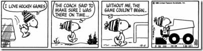 1980-12-05 - Snoopy as the Zamboni Driver