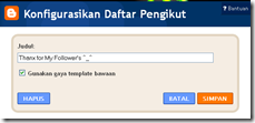 konfigurasi follower