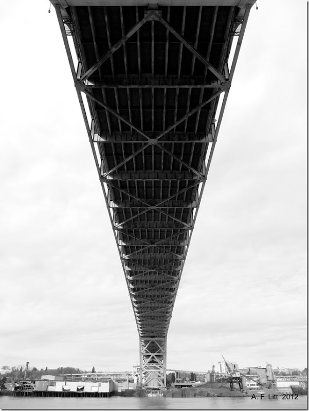 Fremont Bridge.  Portland, Oregon.  April 2, 2012.  Photo of the Day, May 12, 2012.