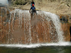 Le passage du rideau d'eau.