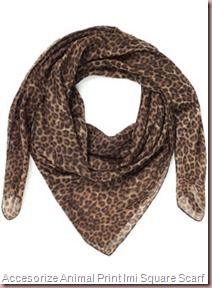 Accesorize Animal Print Imi Square Scarf Accesorize Animal Print Imi Square Scarf