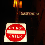 gansevoort st in New York City, New York, United States