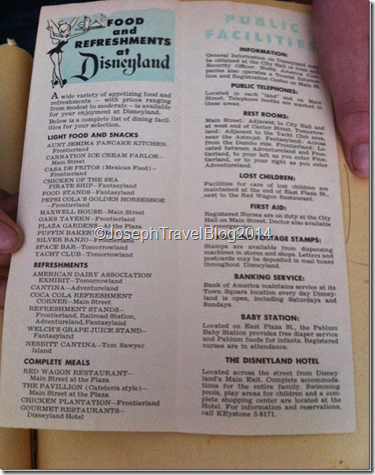 Vintage Disneyland Map 1957