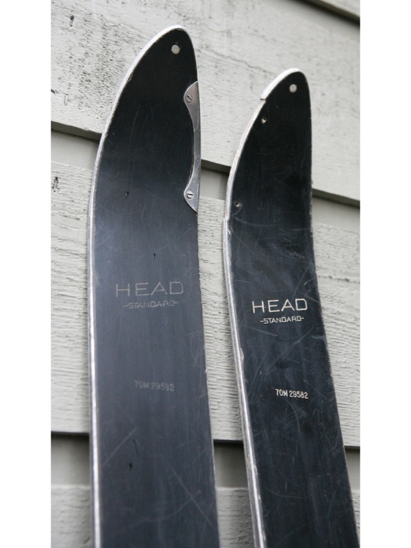 2 Pair of Vintage 50's/60's HEAD skis Standard + Master Jackson