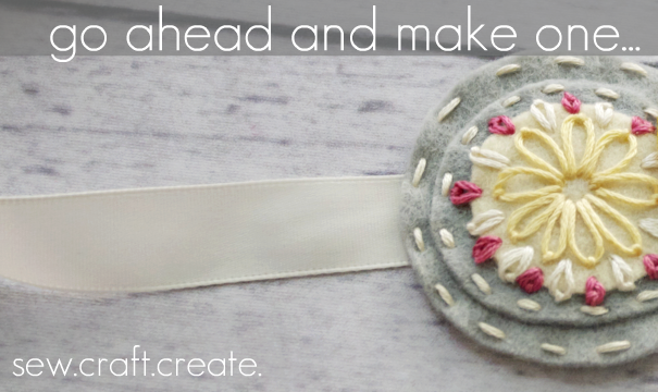 DIY Medallion Felt Headband