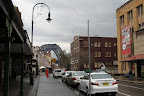View of the Sydney Harbour Bridge from The Rocks, Sydney's oldest neighbourhood