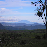 Gunung Gede in the distance as seen from above Cinyiruan, Pangalengan near Malabar (Daniel Quinn, December 2010)