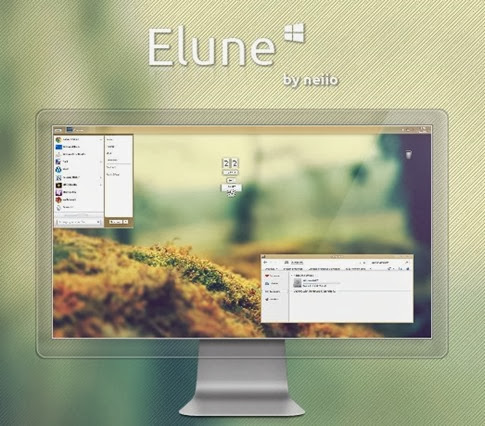 Elune: moderno tema visual para Windows 8