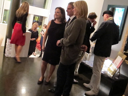 Martha arrives! That's her and Liz with another guest.