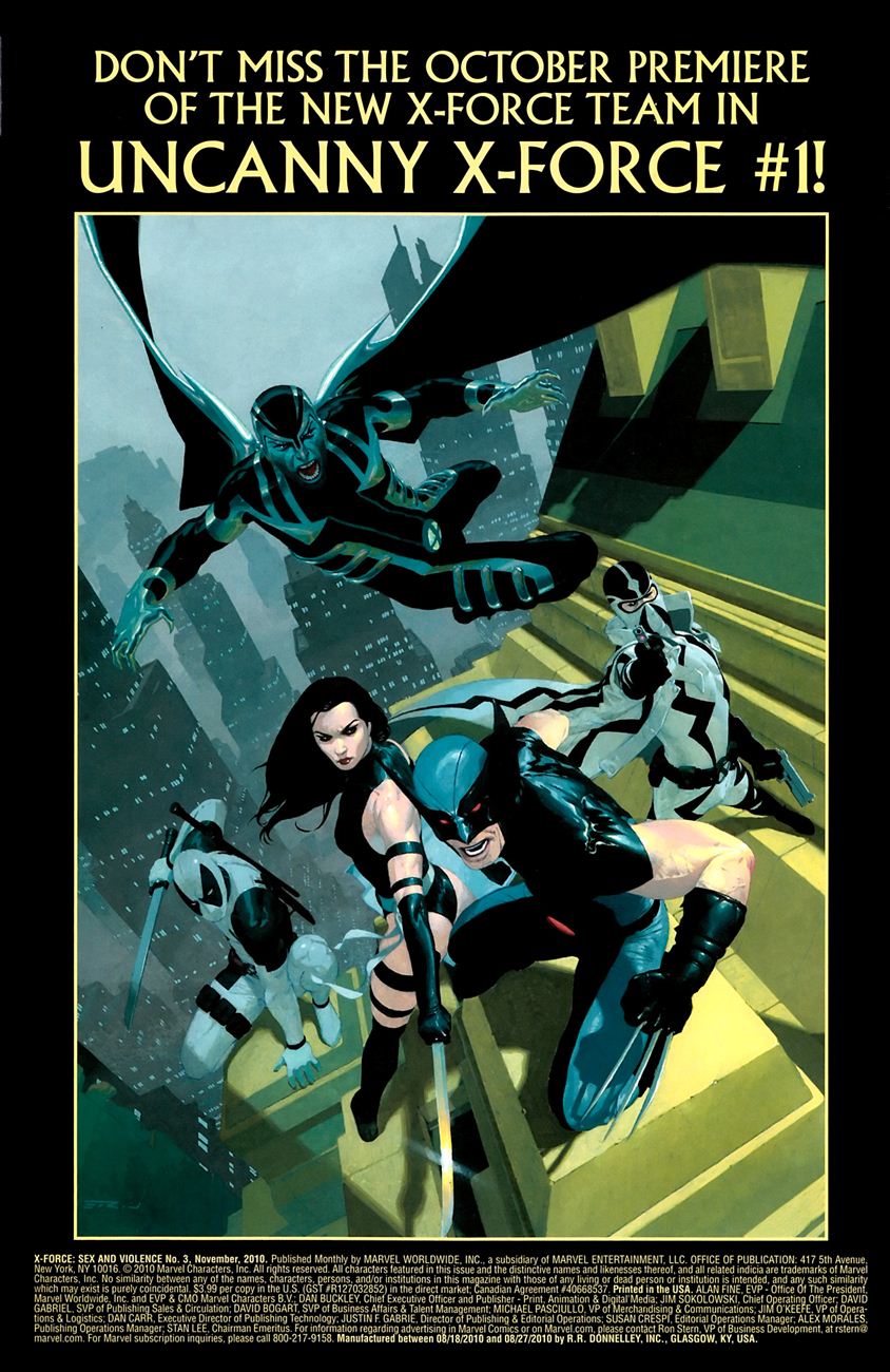 X-Force Sex and Violence chap 3