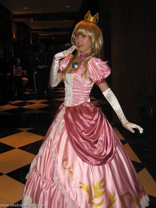 princesa peach cosplay Princess Peach cosplya desbaratianndo (4)