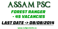 Assam-PSC-Forest-Ranger-2014