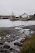 creek at the beach.