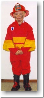 Disfraz casero de bombero para niño con instrucciones | Disfraz casero