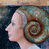 Object: 22029 - Schelpenvrouw - 50 x 70 cm - € 3150,=