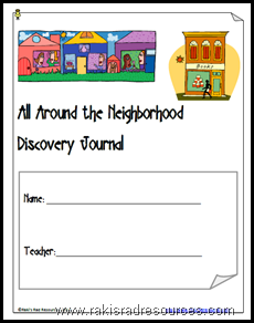 All Around the Neighborhood Discovery Journal - free download from Raki's Rad Resources. All Around the Neighborhood Discovery Journal - free download from Raki's Rad Resources.